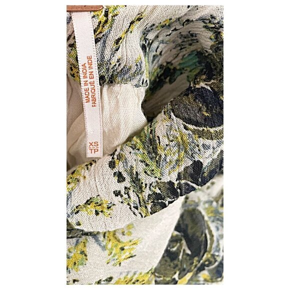 Bohemian Free People Washed Ashore Floral Summer Dress Size XS Rayon‎ - Picture 5 of 9